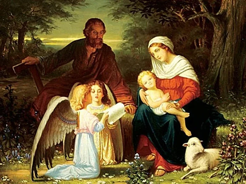 1870-Wilhelm Immenkamp - Sacra Famiglia